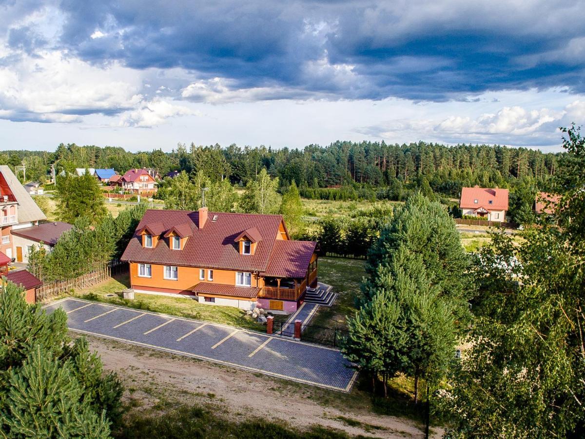 "Rowerowa Przystan" Turystyka Wiejska Nad Jeziorem Serwy W Sercu Puszczy Sucha Rzeczka Exterior photo