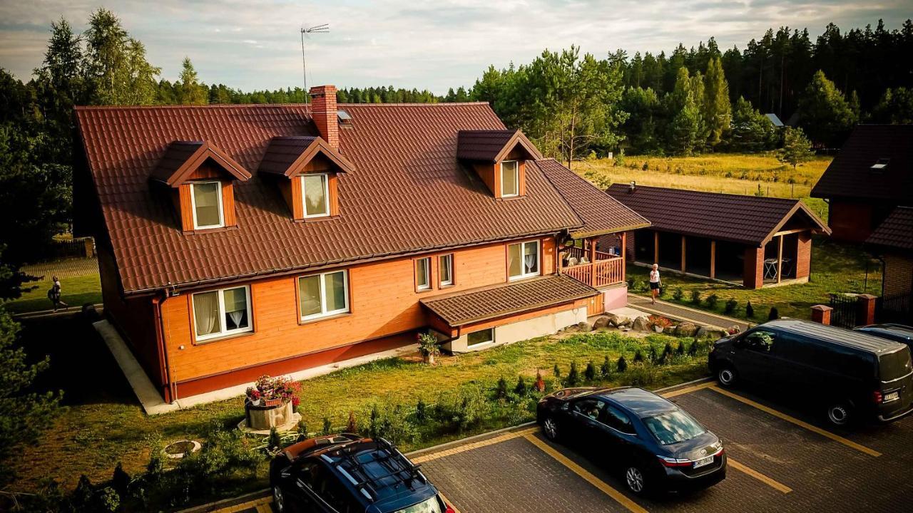 "Rowerowa Przystan" Turystyka Wiejska Nad Jeziorem Serwy W Sercu Puszczy Sucha Rzeczka Exterior photo