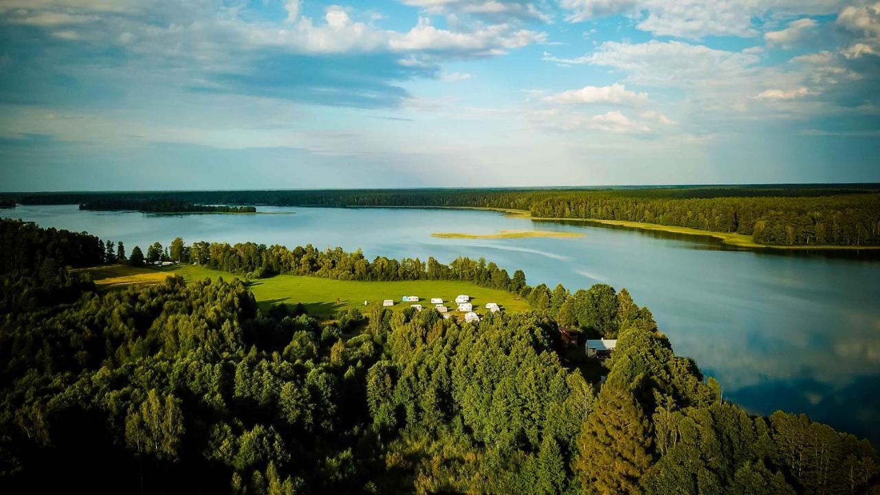"Rowerowa Przystan" Turystyka Wiejska Nad Jeziorem Serwy W Sercu Puszczy Sucha Rzeczka Exterior photo